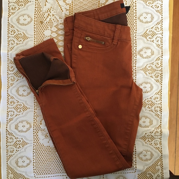 *SOLD!* Skinny Burnt Sienna Jegging - Picture 2 of 6